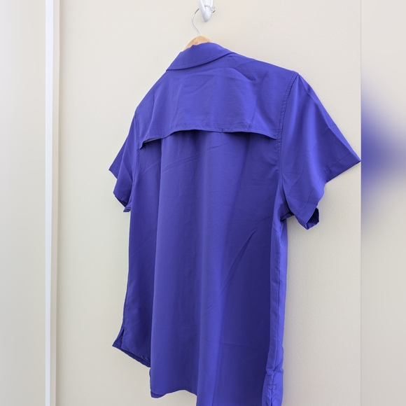CABELA'S Triune Outdoor Shirt Women's L Active Performance Vented UPF Purple - Picture 7 of 14